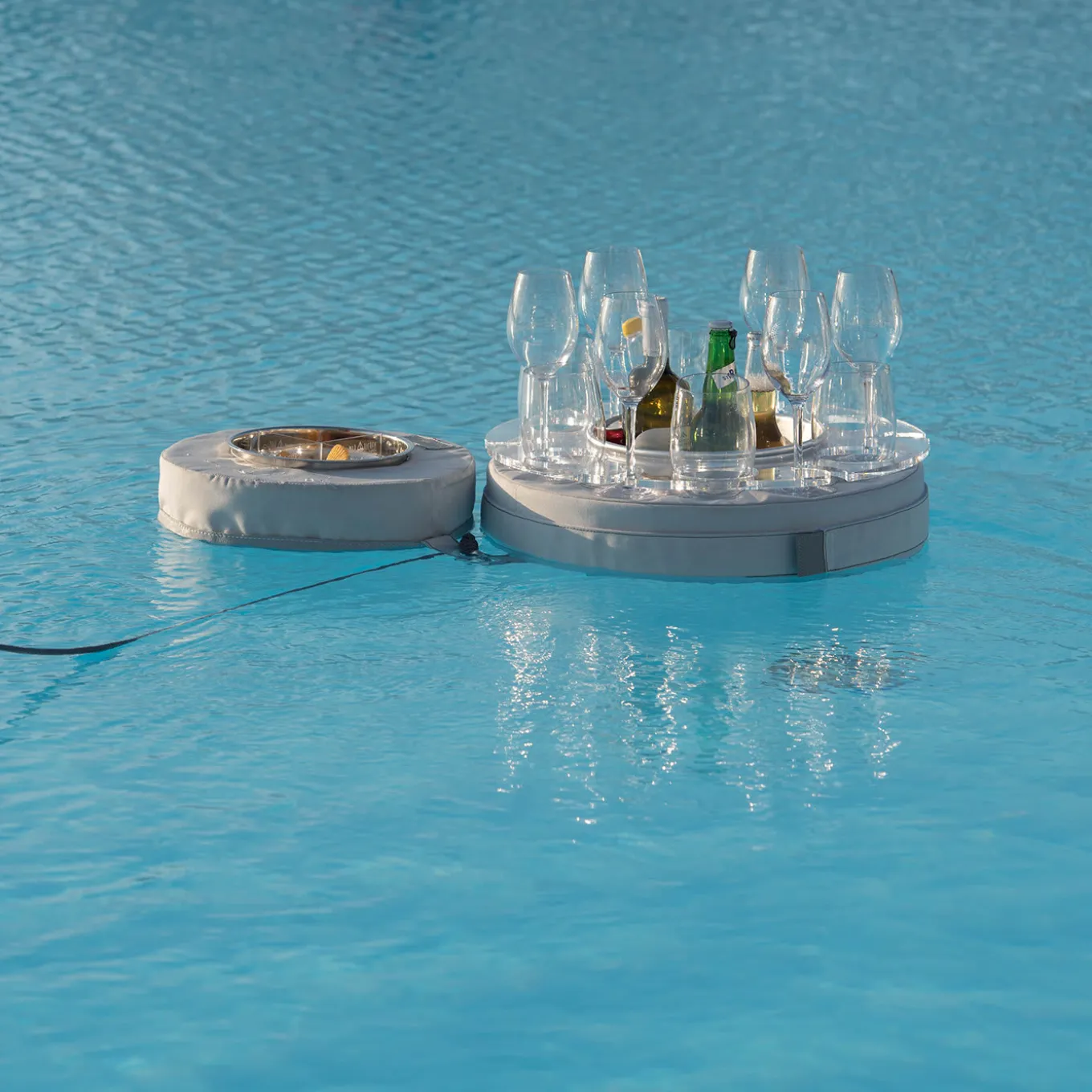 Floating Snack Dish Cream