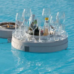 Floating Snack Dish Cream