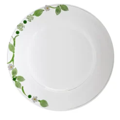 Flora Handcrafted Glass Service Plate