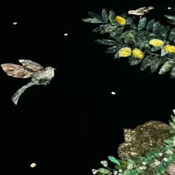 Florae Incantata Lemon Tree Velvet Tapestry