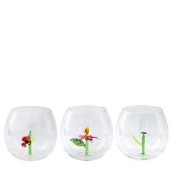 Flower Power Set of 6 Glasses