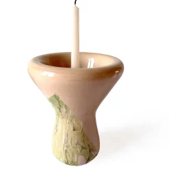 Fluid Green Marble Vase