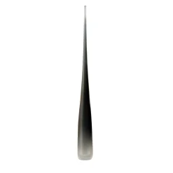 Flute Oltremare Gray and Black Vase