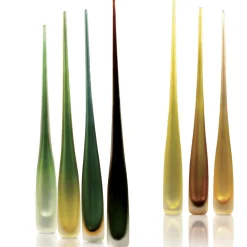 Flute Smeraldo Brown Vase