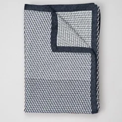 Flux 01 Wool Throw Blanket by Esther Van Schuylenbergh