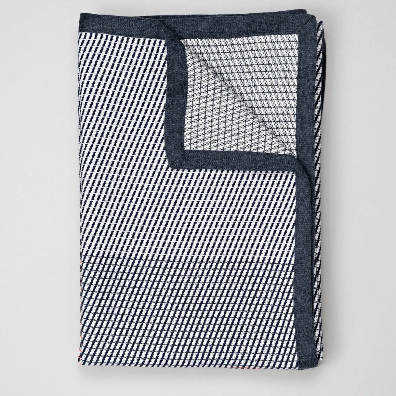 Flux 01 Wool Throw Blanket by Esther Van Schuylenbergh