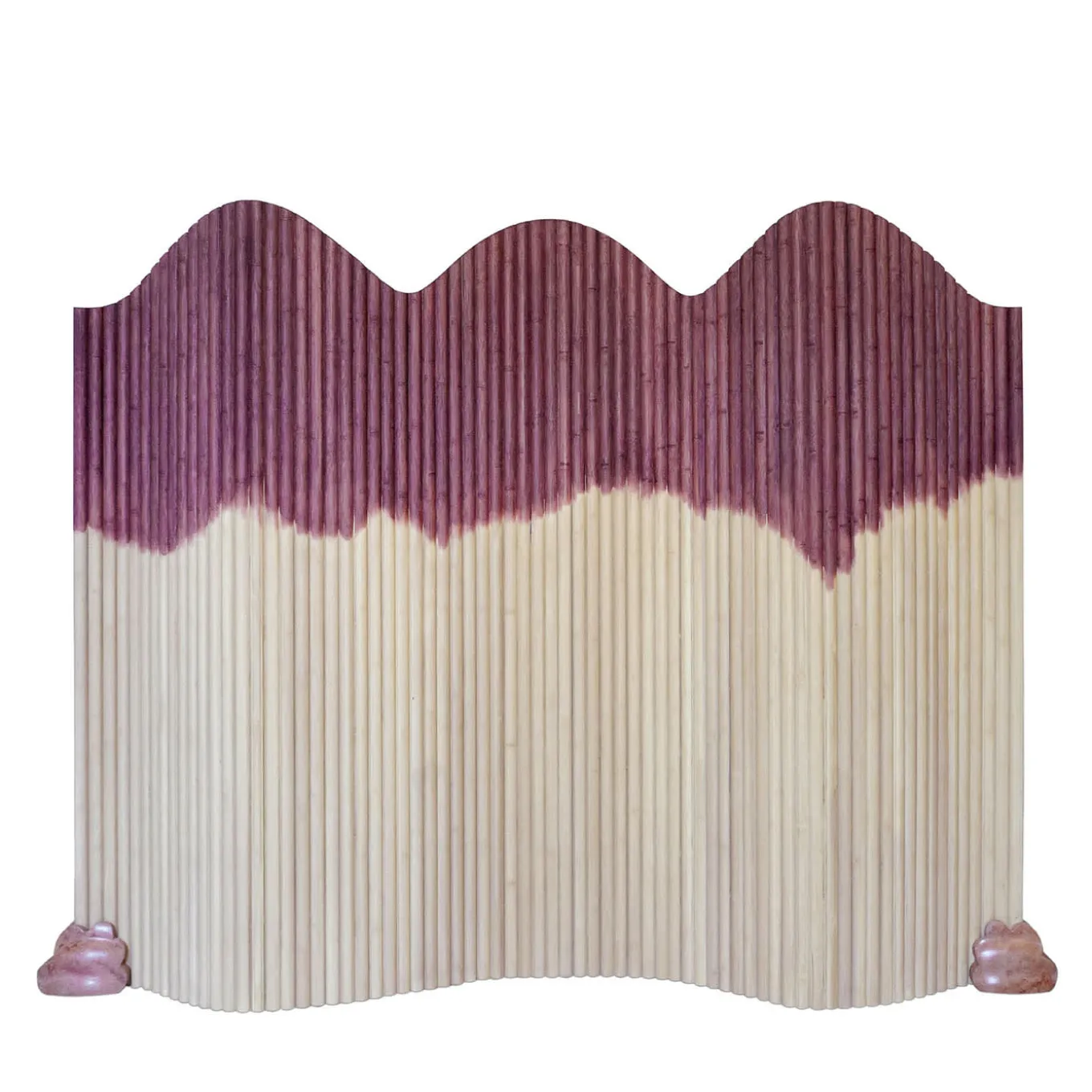 Fluxus Purple Hand-painted Screen