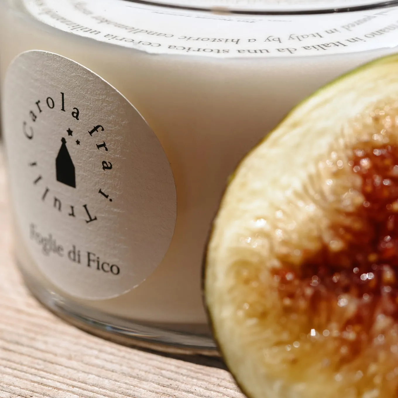 Foglie di Fico Scented Candle with Ceramic Lid #1
