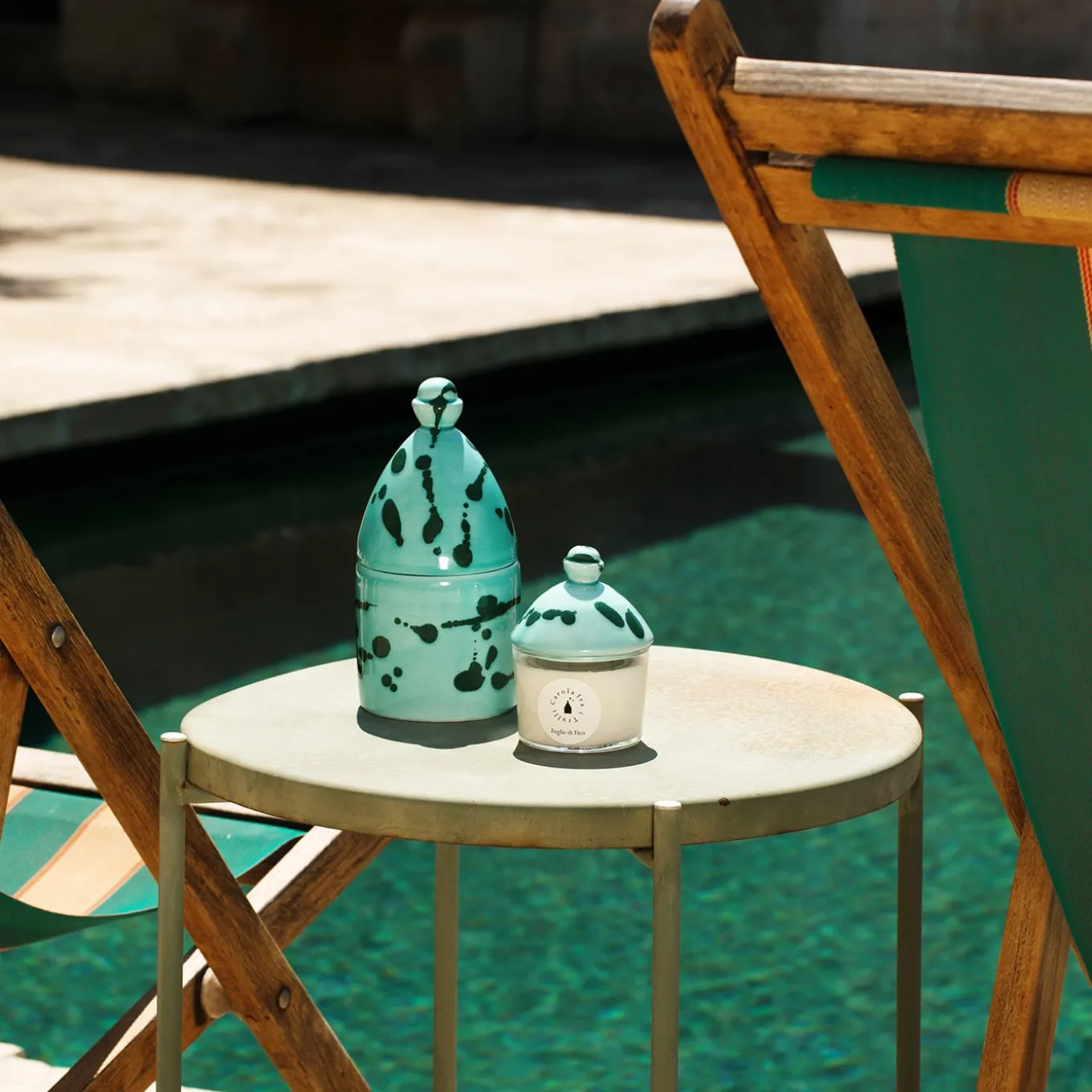 Foglie di Fico Scented Candle with Ceramic Lid #1