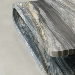 Fold Calacatta Midnight Marble Coffee Table