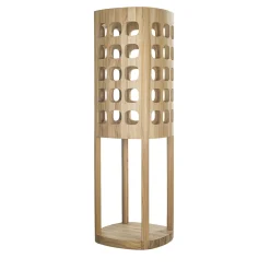 Forella Solid cedar wood Floor Lamp