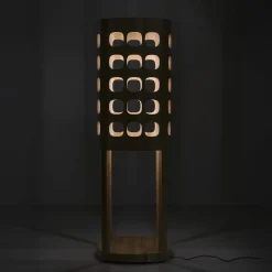Forella Solid cedar wood Floor Lamp