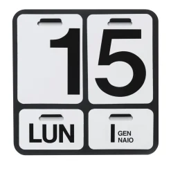 Formosa Black and White Calendar by Enzo Mari