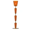 Foscari Orange Murano Glass Floor Lamp