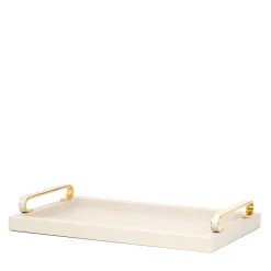 Foscari Small Rectangular Beige Tray