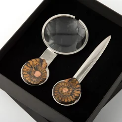 Fossiline Set of Paper Knife & Magnifying Glass by Nino Basso #2