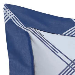 Four Generations Jacquard Blue China US Standard Sham