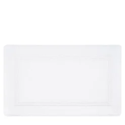 Four Generations White Bath Mat