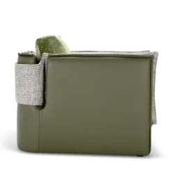 Foy Green Soft Armchair by Baldessari & Baldessari