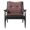 Franklin Bronze Pied De Poule Armchair