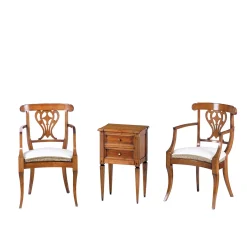 French Empire-Style Nightstand