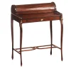 French Empire-Style Roll-Top Mahogany Writing Desk