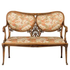 French Liberty Orange Bench