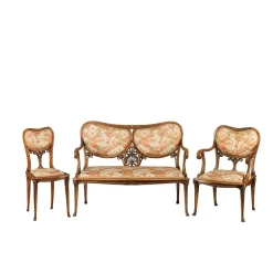 French Liberty Orange Bench