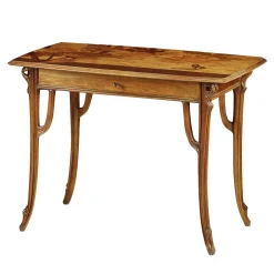 French Liberty Writing Desk by Emile Gallè