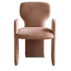 Frida Pink Velvet Dining Chair