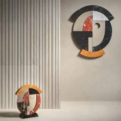 Friends Oval Polychrome Table Mirror