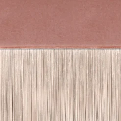 Fringed Pink Bench