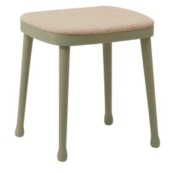Frisée 257 Green Stool by Cristina Celestino