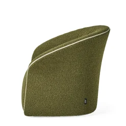 Fulham Green Bouclè Armchair