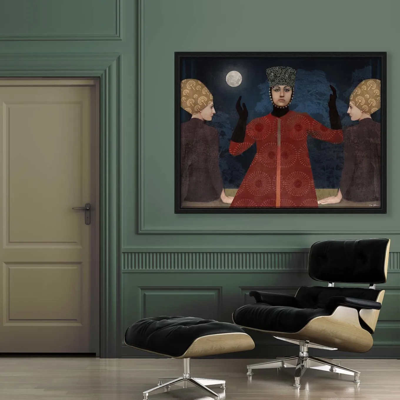 Full Moon Digital Painting