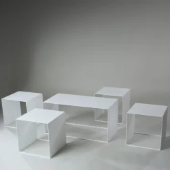 Fun House White Parallelepiped Modular Unit