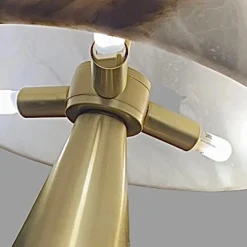 Funghetto Table Lamp in Satin Brass A