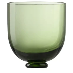 Fungo Green Murano Glass Wine Glass