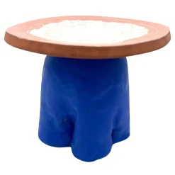 Fungo Rock Egyptian Blue and Powder Pink Cake Stand