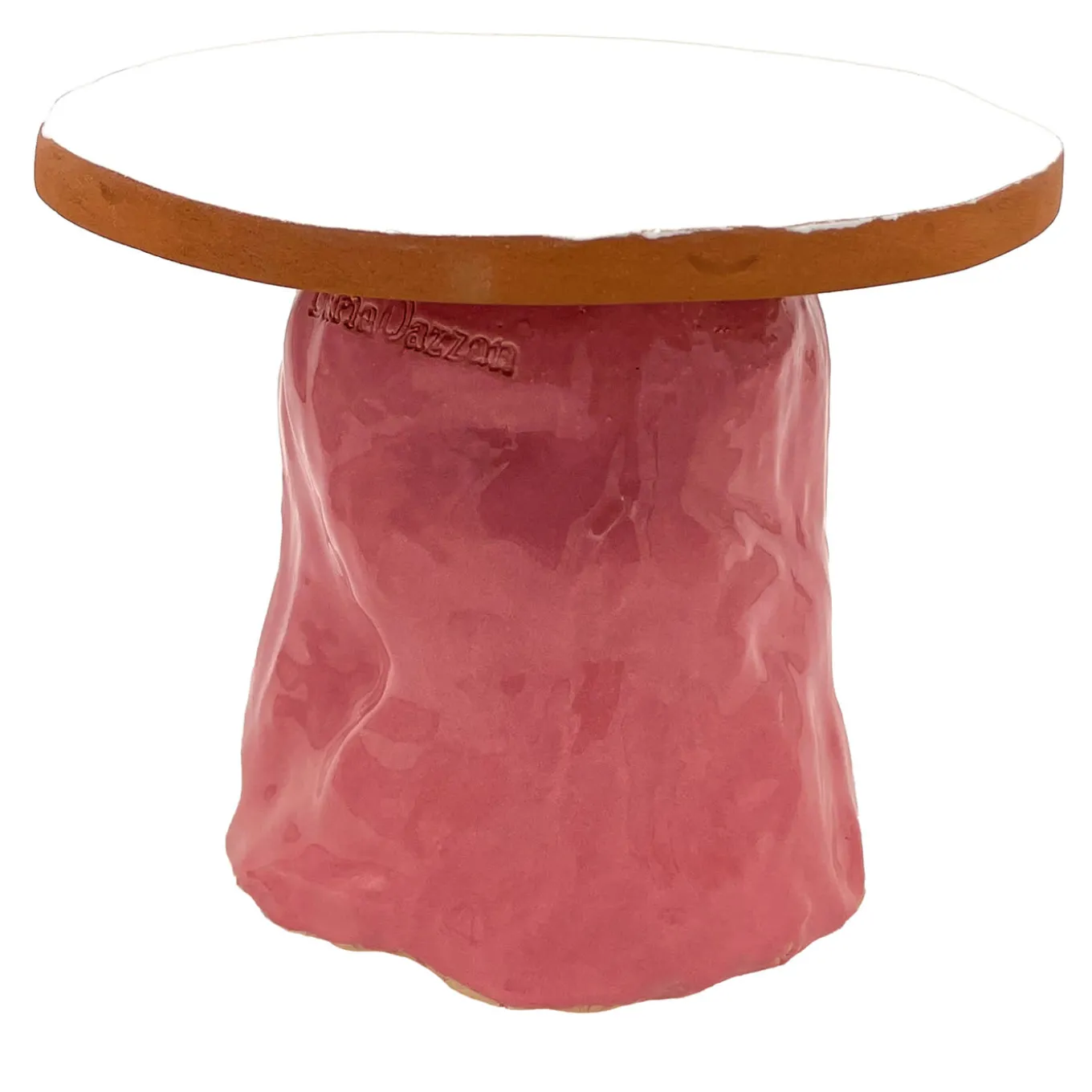 Fungo Rock Pink and Shiny White Cake Stand