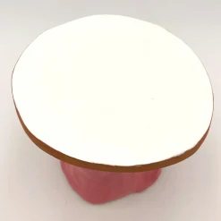 Fungo Rock Pink and Shiny White Cake Stand