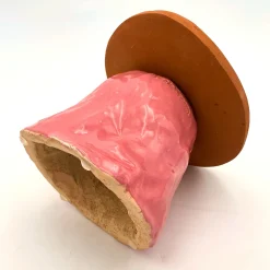 Fungo Rock Pink and Shiny White Cake Stand