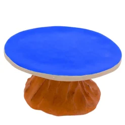 Fungo Series Klein Blue and Matte Orange Ceramic Foodstand