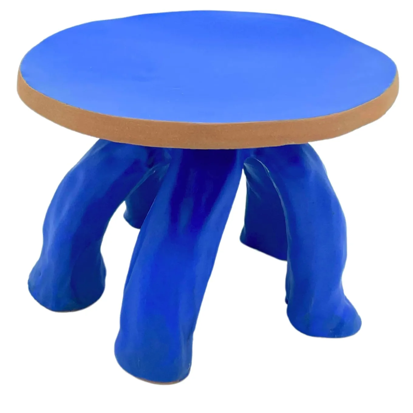 Fungo Series Klein Matte Blue Ceramic Foodstand