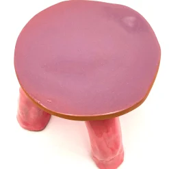 Fungo Series Lilac and Quartz Pink Ceramic Foodstand