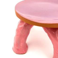 Fungo Series Lilac and Quartz Pink Ceramic Foodstand