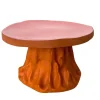 Fungo Series Pink and Orange Ceramic Foodstand