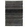 Fuoritempo Kilim Rug Black and White by Paolo Giordano e Nicole Jeanneret