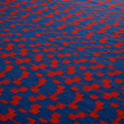 Fuoritempo Kilim Rug Purple by Paolo Giordano e Nicole Jeanneret