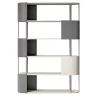Gae Small Gray and White Modular Bookcase
